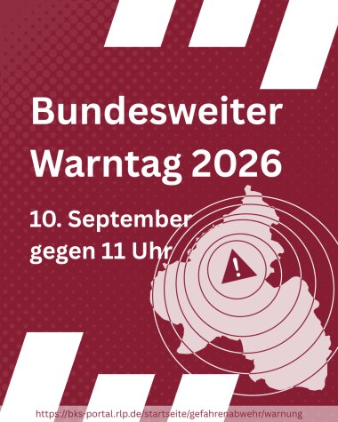 Bundesweiter Warntag 2026 Bundesweiter Warntag 2026