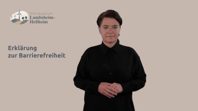 DGS- Erklärung Barriere-Freiheit